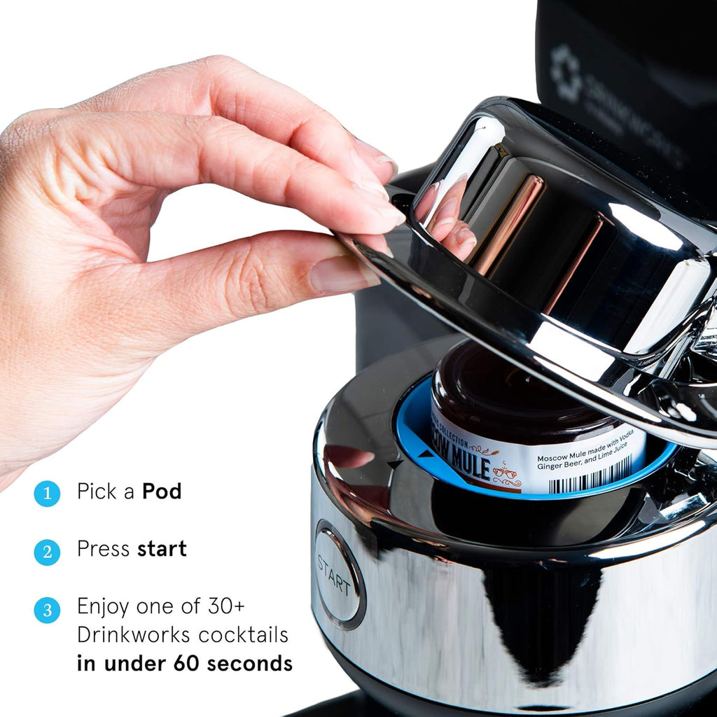 Drinkworks Home Bar Pro by Keurig, Single-Serve Cocktail Maker T509341