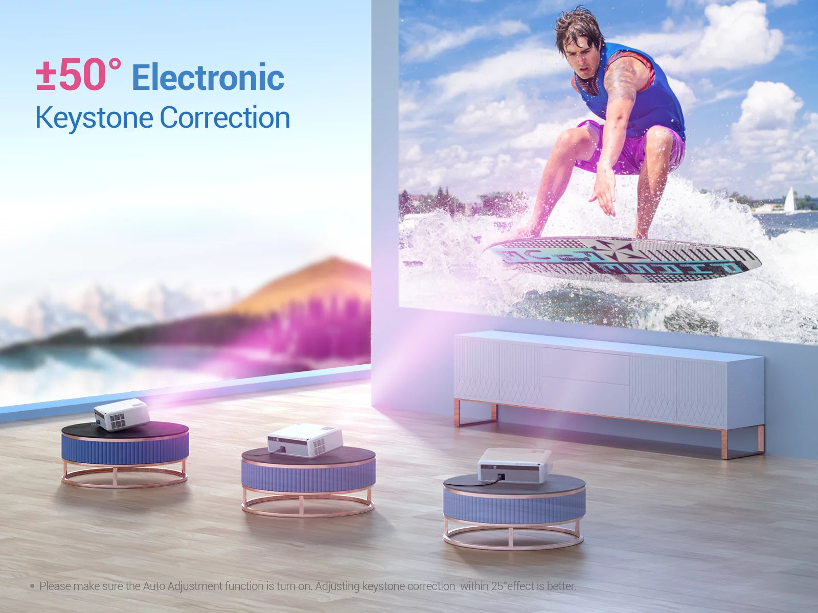 VANKYO Performance V630W Native 1080P Projector with 5G WiFi H86912