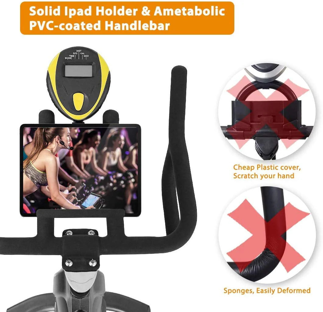 Cyclace PRO Magnetic Exercise Bike 003C 350lbs Indoor Cycling Bike with Tablet Holder S86987