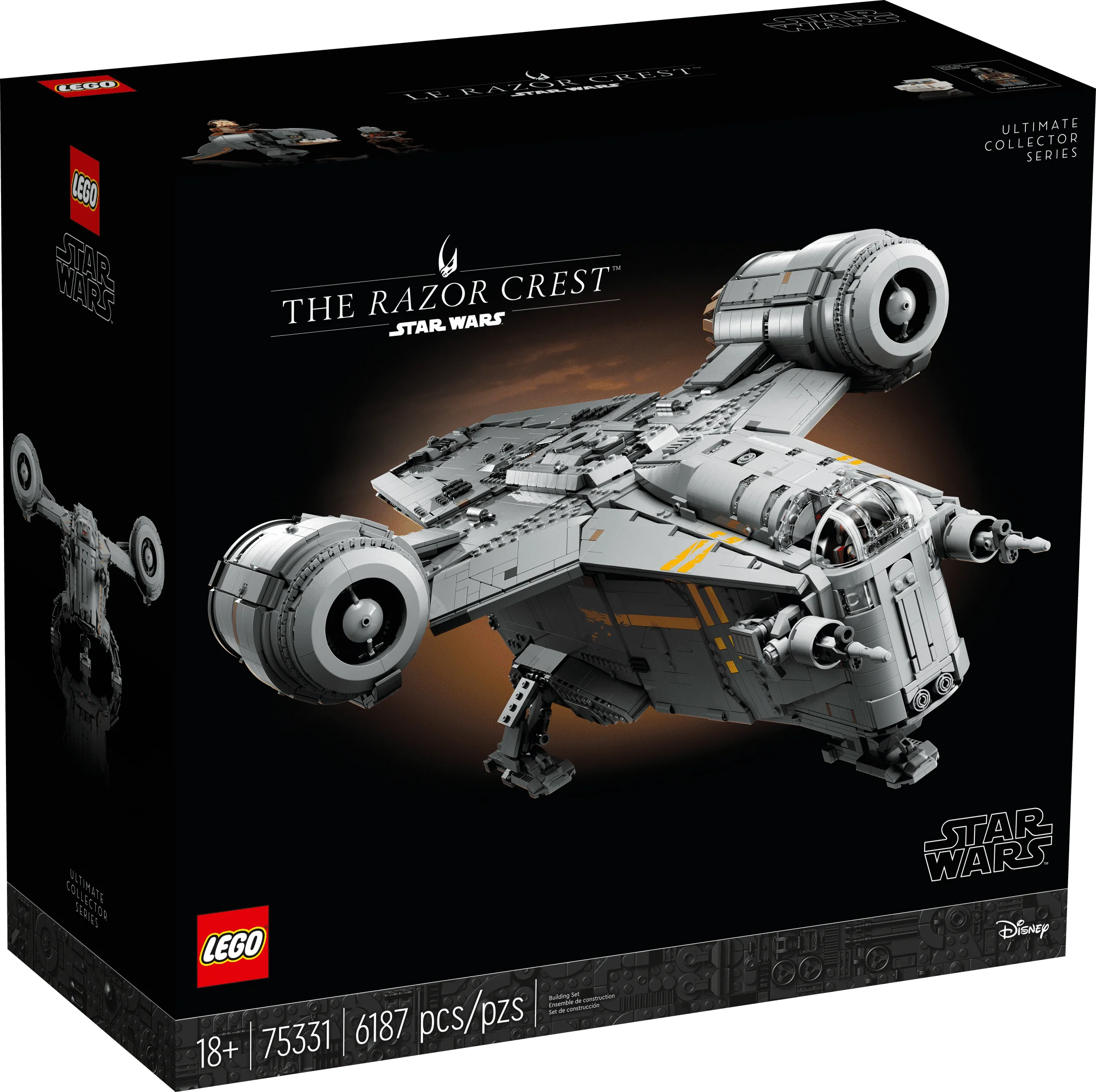 LEGO Star Wars The Razor Crest UCS Starship Set 75331 for Adults X693