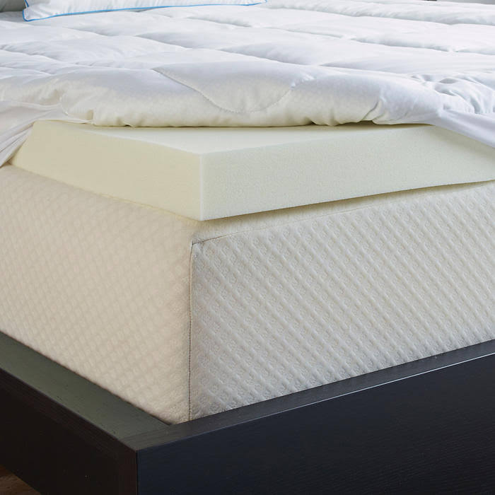 Iso-Cool Memory Foam Mattress Topper with Outlast Cover, Full X2487