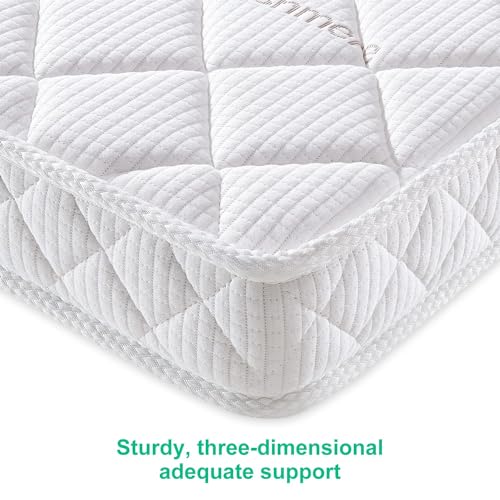 Premium Crib & Toddler Mattress, 100% Knitted Fabric, Hypoallergenic, 5" Thick, Fits Standard Cribs W252468