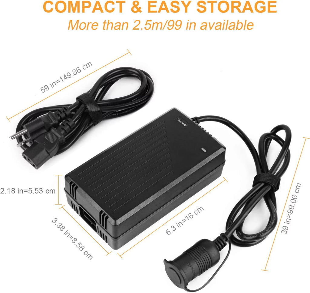 AstroAI AC to DC Converter 15A 180W 110V to 12V Car Cigarette Lighter Socket Adapter E5753