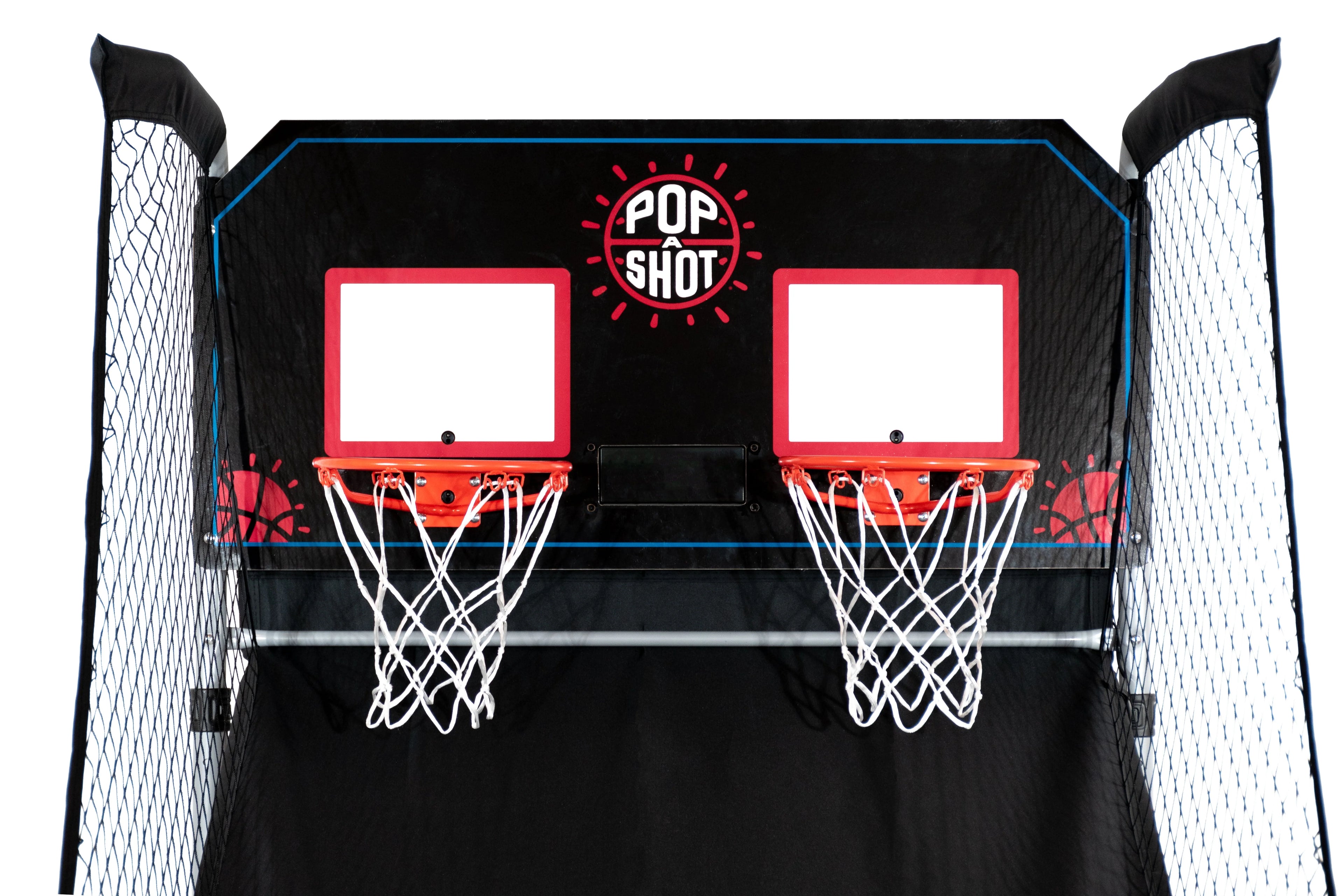 Pop-A-Shot Official Dual Shot Basketball Arcade Game - Black, Foldable, Adjustable Height F5605