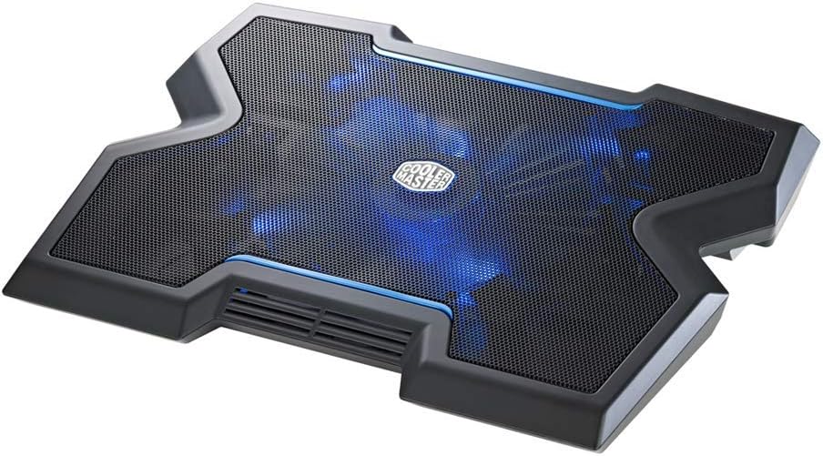 Cooler Master NotePal X3 Laptop Cooling Pad with 200mm Blue LED Fan, 2-Pack W375