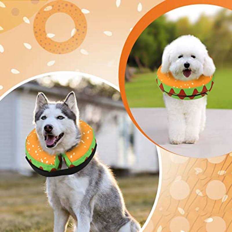 Katoggy Inflatable Dog Collar, Soft Cone for Dogs After Surgery, Adjustable I99788