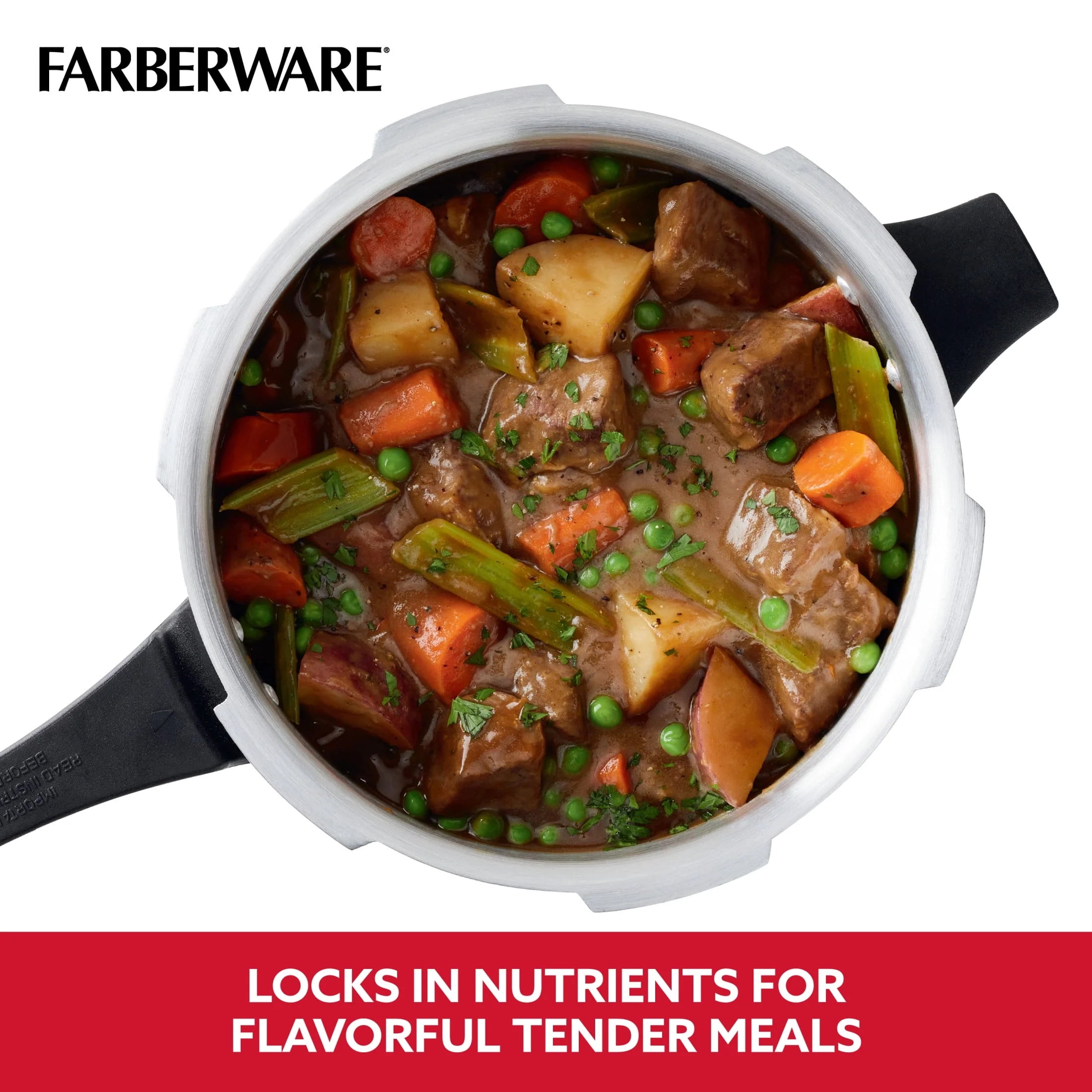 Farberware 6-Quart Aluminum Stovetop Pressure Cooker D2692