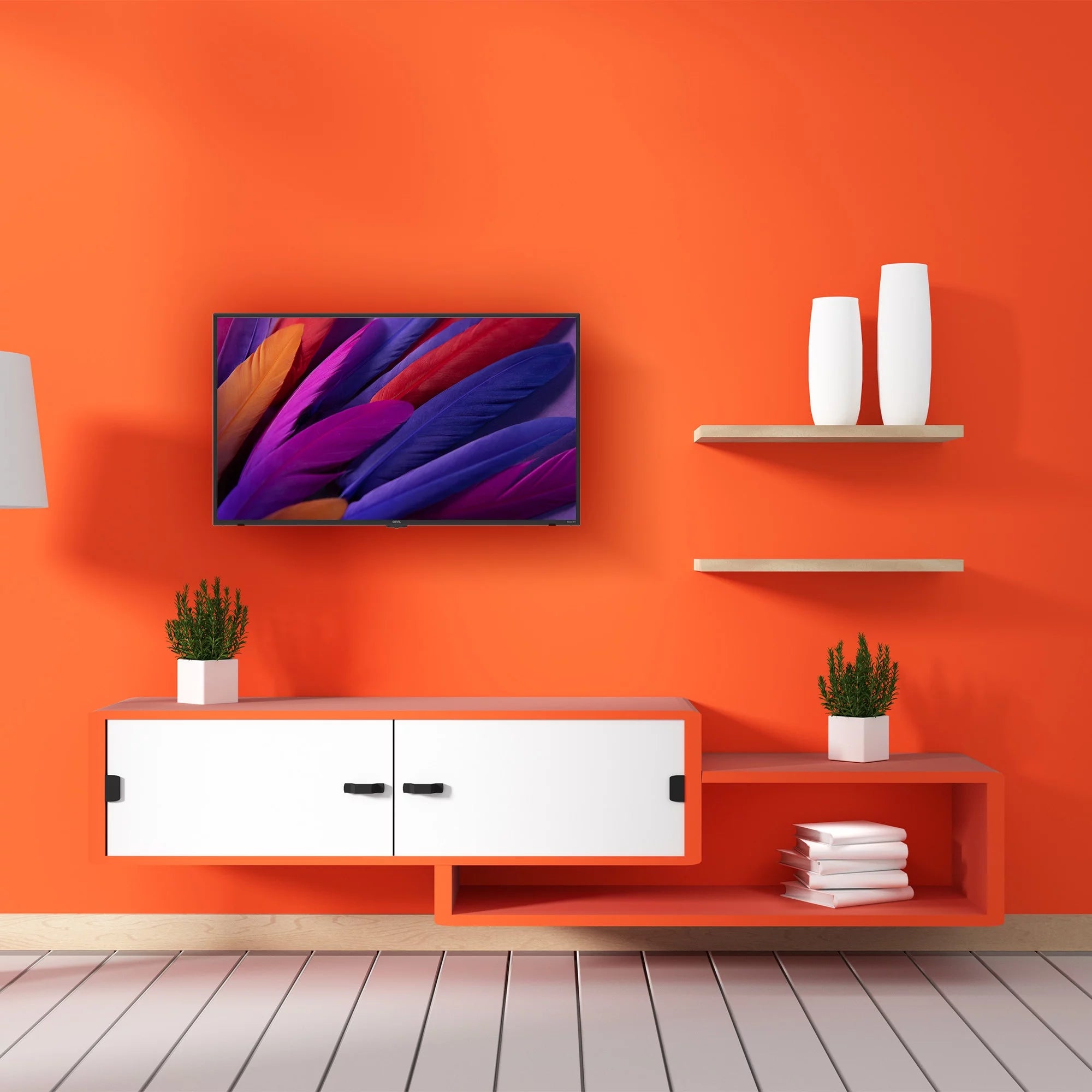 onn. 50" Class 4K UHD Roku Smart TV HDR M266