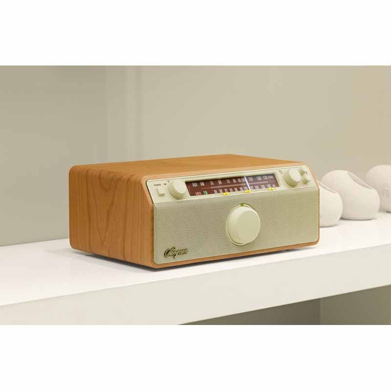 Sangean WR-12 AM/FM Analog Wooden Cabinet Receiver C893579