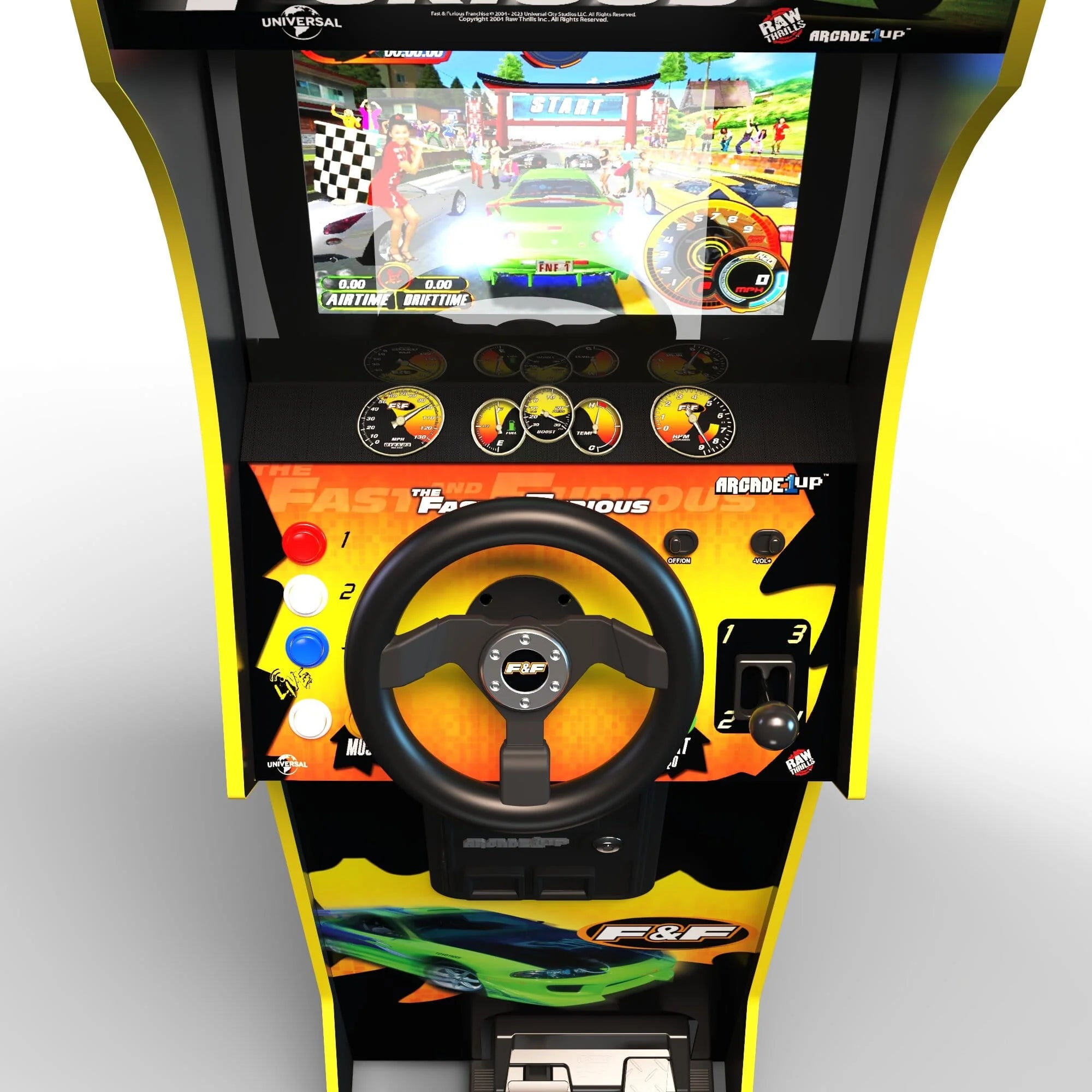 Arcade1Up The Fast & The Furious Deluxe Arcade Game with 17-inch LCD Screen R617
