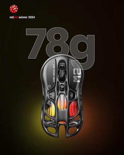 GravaStar Mercury M2 Wireless Gaming Mouse 26000 DPI Lightweight P4587
