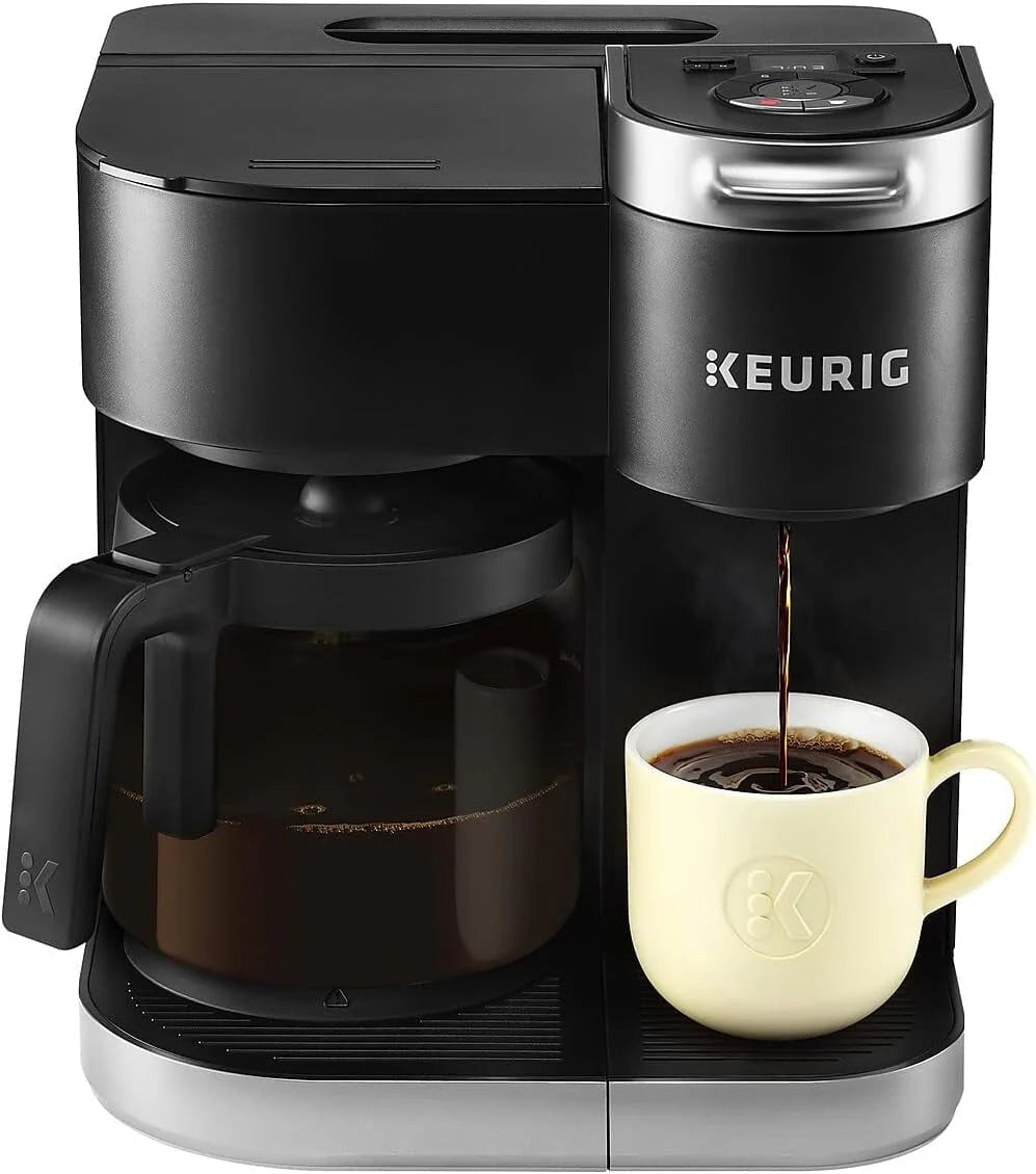 Keurig K-Duo Single Serve K-Cup Pod & Carafe Coffee Maker, Black C856