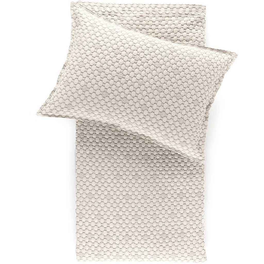 Pine Cone Hill Lodi Silver Matelasse Coverlet King O6615