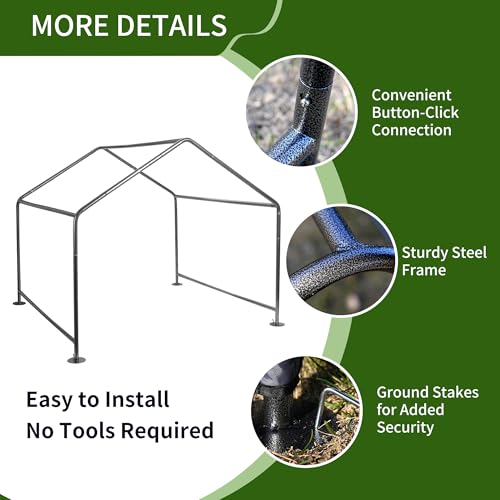 Summertrail Extra Large Dog House Outdoor Tent with Breathable Mesh Windows, Gray U95297