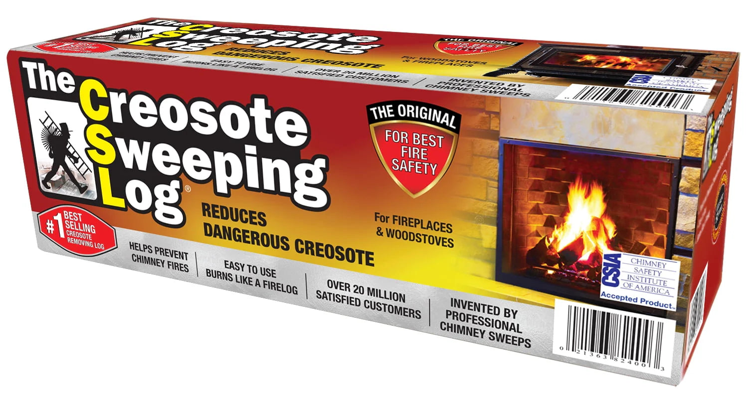 CSL Creosote Sweeping Log for Fireplaces and Woodstoves Y818107