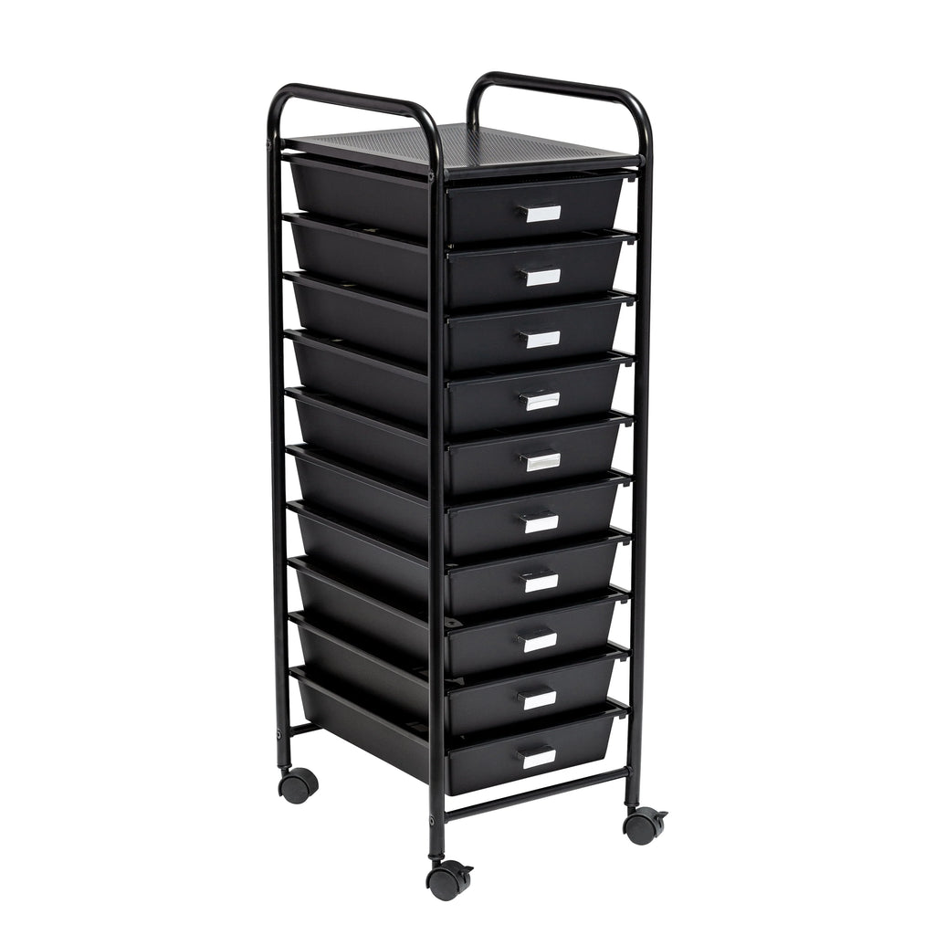 Honey-Can-Do 10-Drawer Rolling Cart, Rainbow N1365