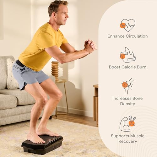 Lifepro Vibration Plate Exercise Machine with Magnetic Acupoints for Full Body Fitness A59153