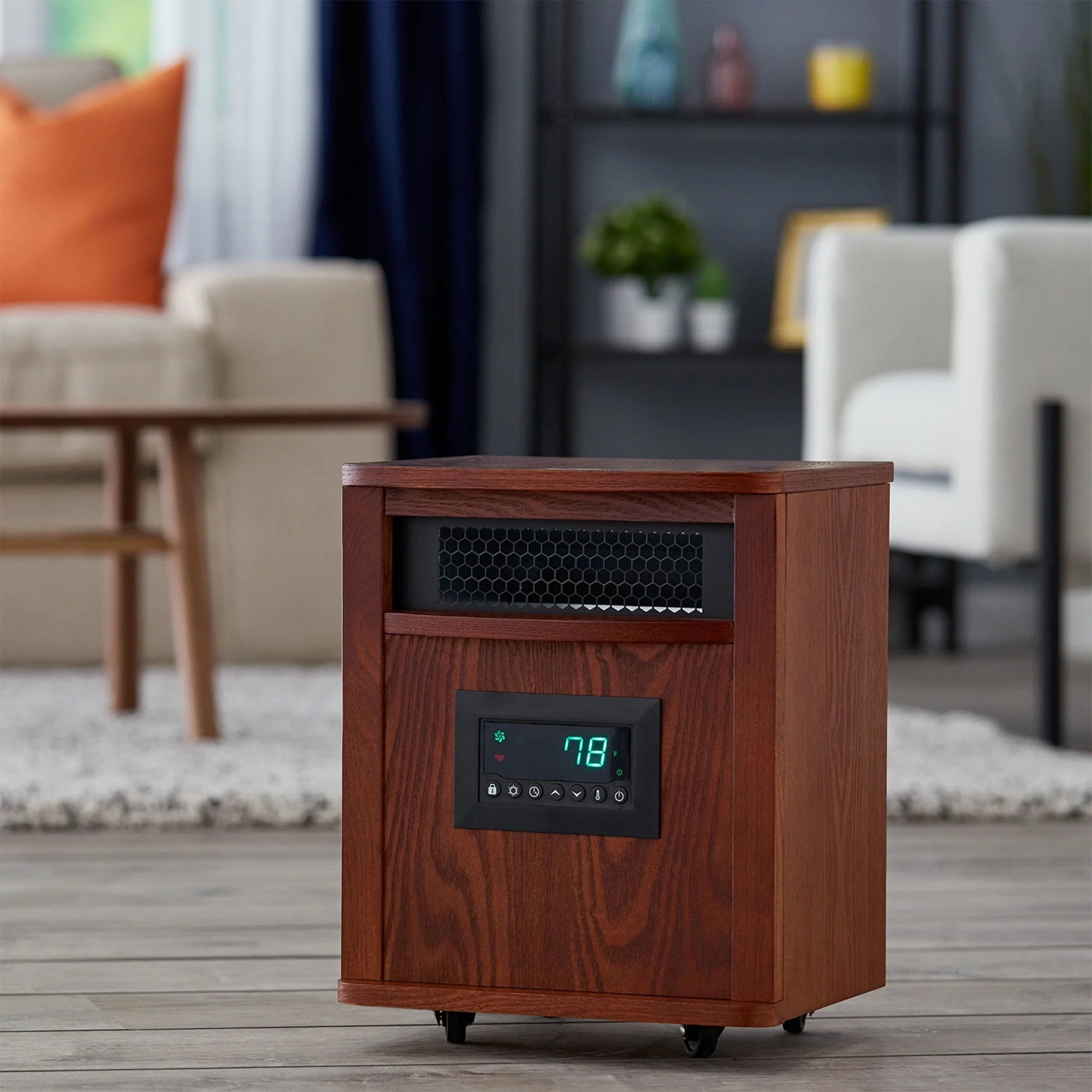 LifeSmart LifePro 6 Element 1500W Infrared Quartz Heater M4657