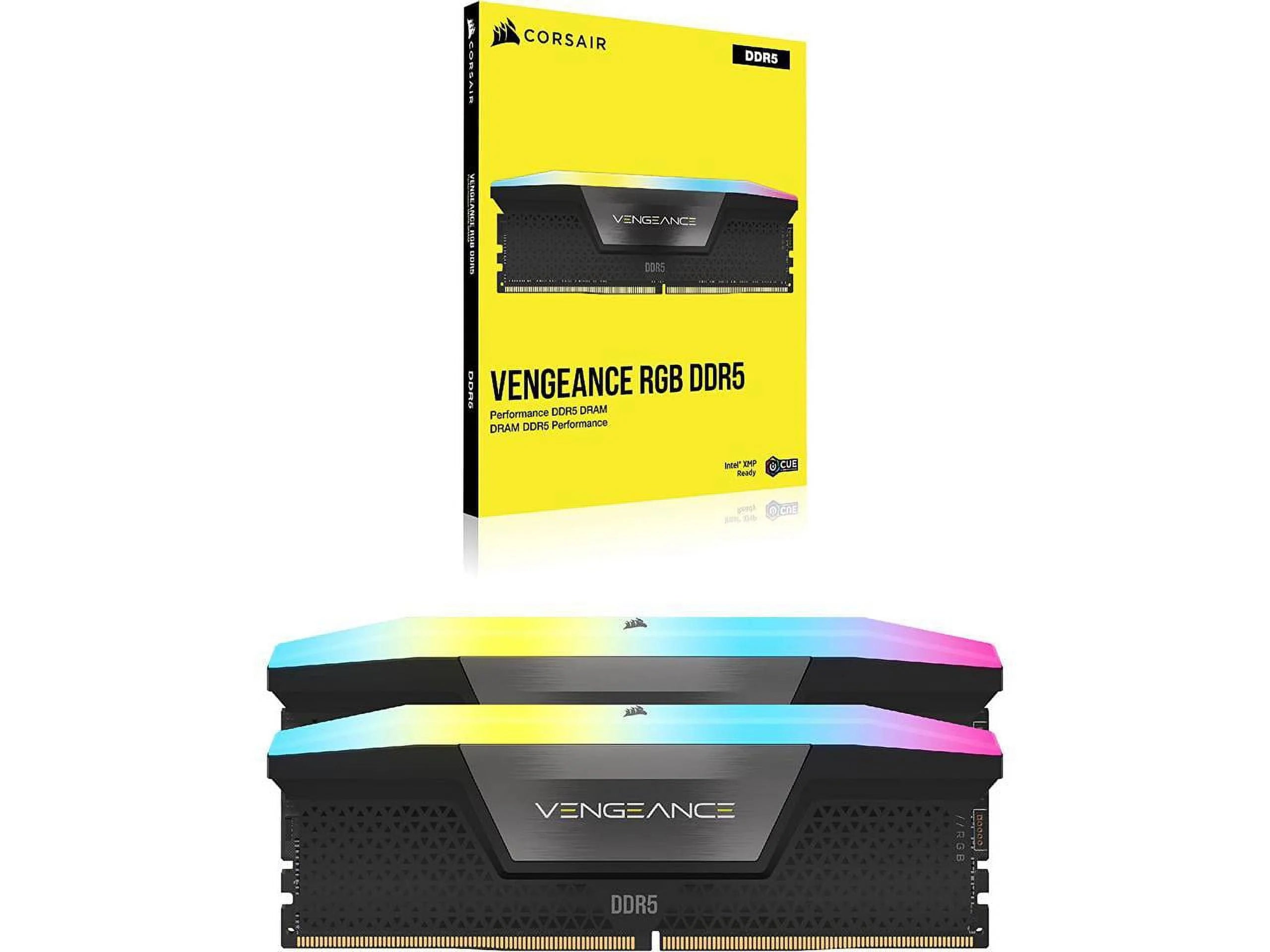 CORSAIR Vengeance RGB 32GB DDR5 5200 Desktop Memory F62145