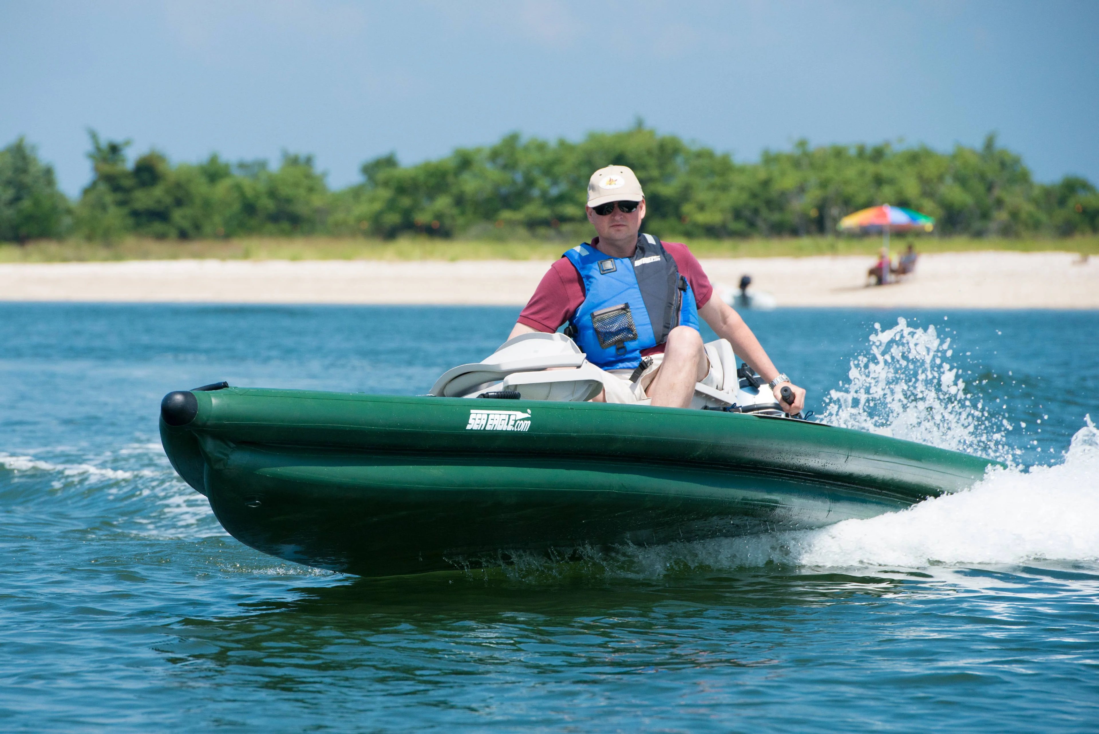 Sea Eagle FSK16 Inflatable Fish Skiff 16 Frameless Fishing Boat R37249