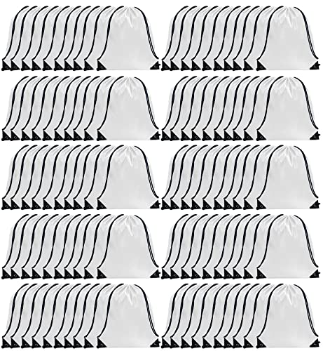 GoodtoU 40 Pack Drawstring Backpacks Waterproof Nylon Cinch Bags for School Gym N792