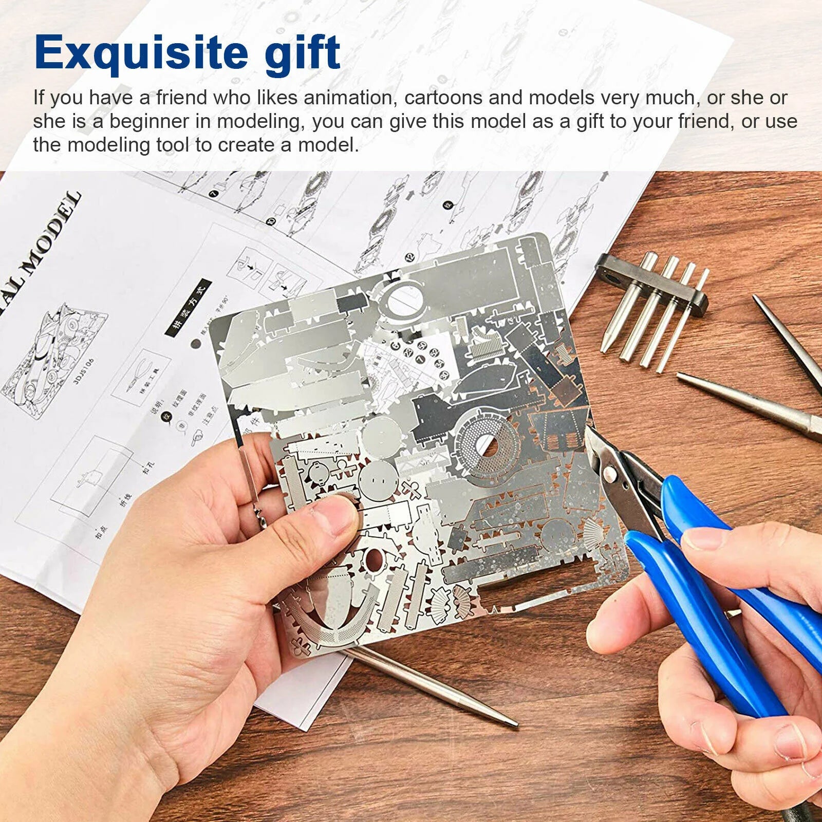 TSV 24Pcs Gundam Model Basic Tools Kit for Plastic Model Building C85343