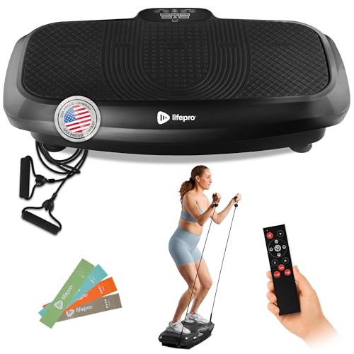Lifepro Vibration Plate Exercise Machine with Magnetic Acupoints for Full Body Fitness A59153