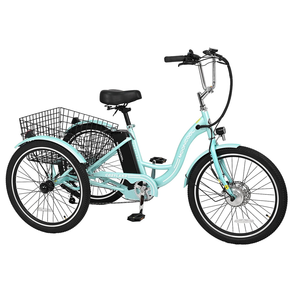 Lilypelle Adult Electric Tricycle 3-Wheel Bike for Seniors E1378