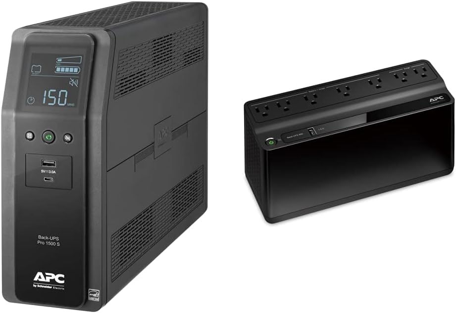 APC BR1500MS2 UPS 1500VA Sine Wave Battery Backup with AVR V584