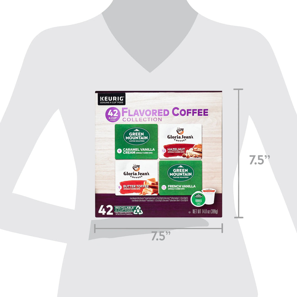 Keurig Flavored Variety Coffee K-Cup Pods, 42 Count V174673