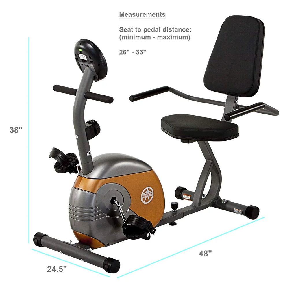 Marcy ME709 Recumbent Magnetic Exercise Bike L72268