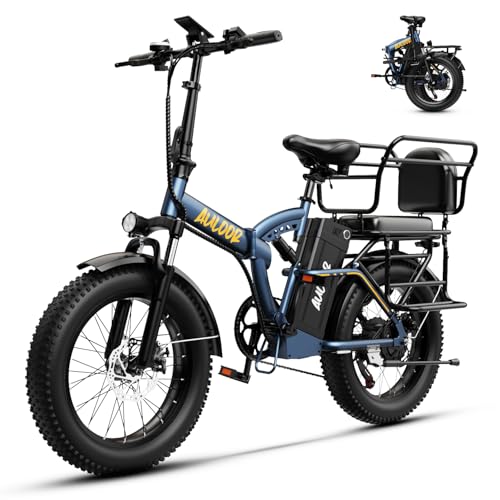 Folding Electric Bike 1000W 48V 20AH Removable Battery 20" Fat Tire for Adults C847123