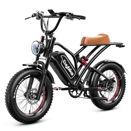 Electric Bike for Adults, 2000W Motor, 48V 25AH Battery, 20" Fat Tires S65549