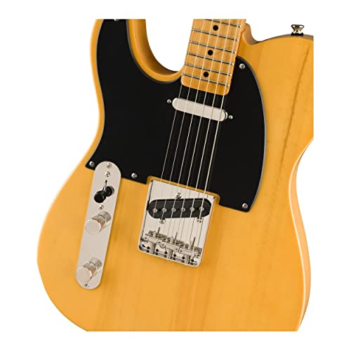 Squier Classic Vibe 70s Thinline Telecaster Electric Guitar Natural Maple Fingerboard W3907