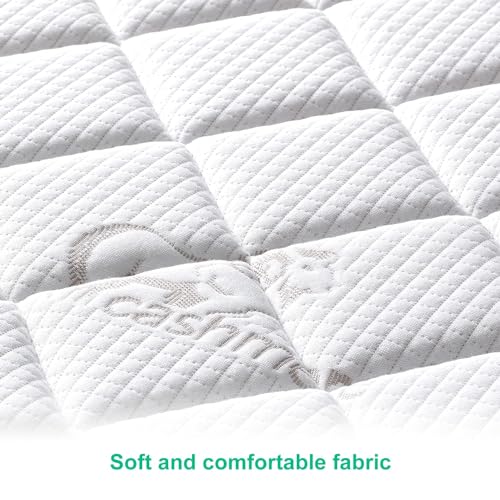 Premium Crib & Toddler Mattress, 100% Knitted Fabric, Hypoallergenic, 5" Thick, Fits Standard Cribs W252468