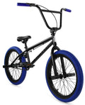 Elite Stealth Freestyle BMX Bike - 20x22 - Black / Blue (Stealth 20 - BK/BL)