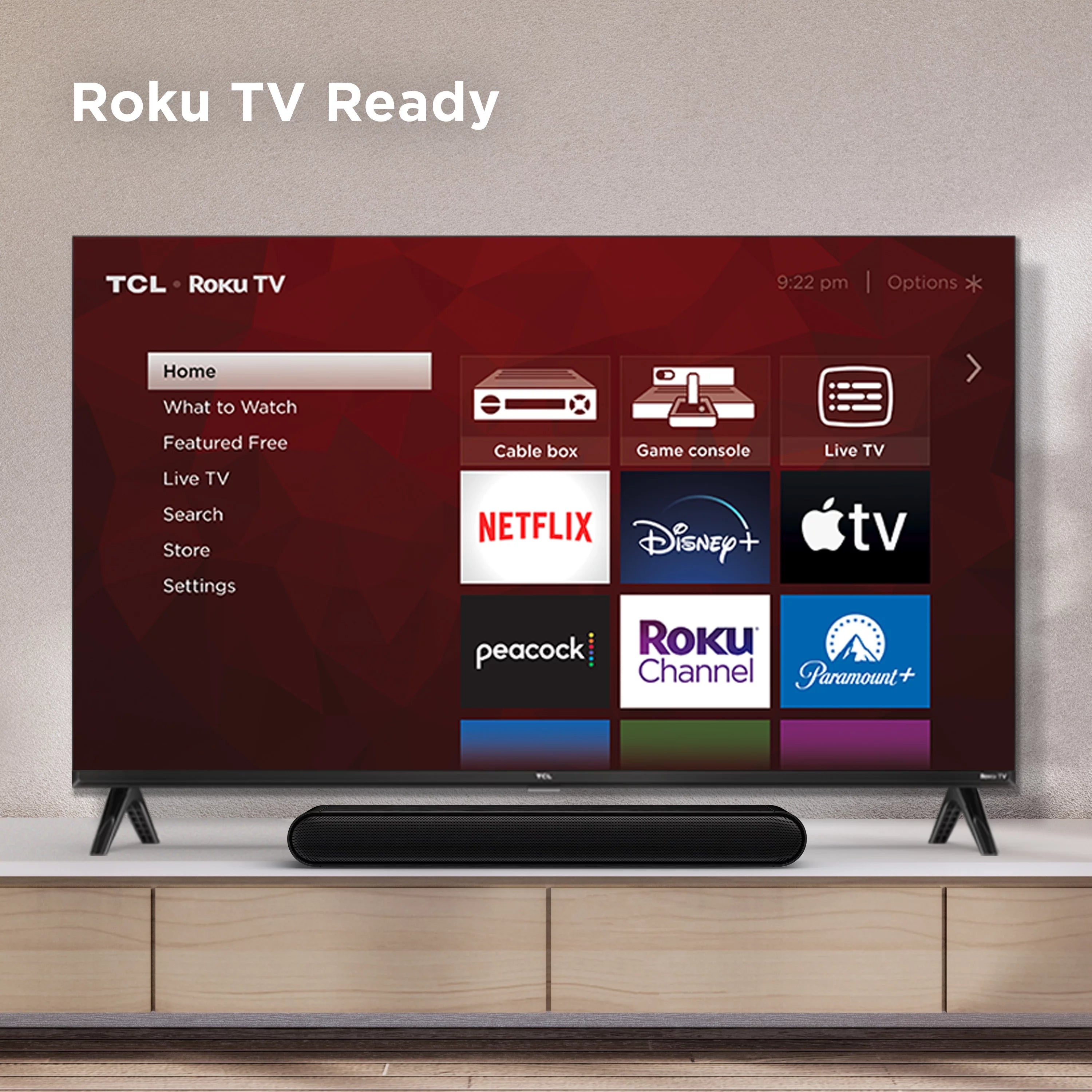 TCL S Class 2.1 Channel Sound Bar with Wireless Subwoofer V75191