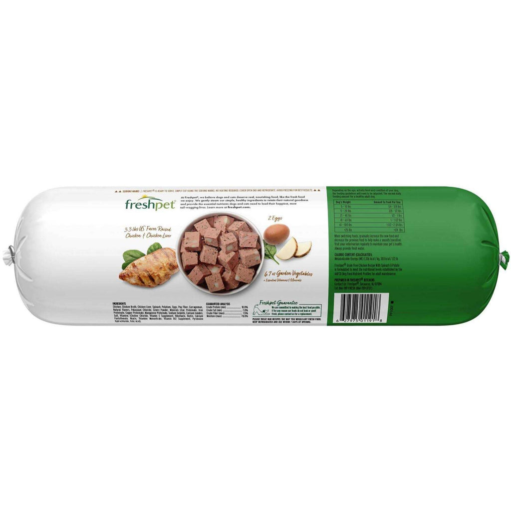 Freshpet Select Grain Free Chicken Recipe Dog Food Y672637