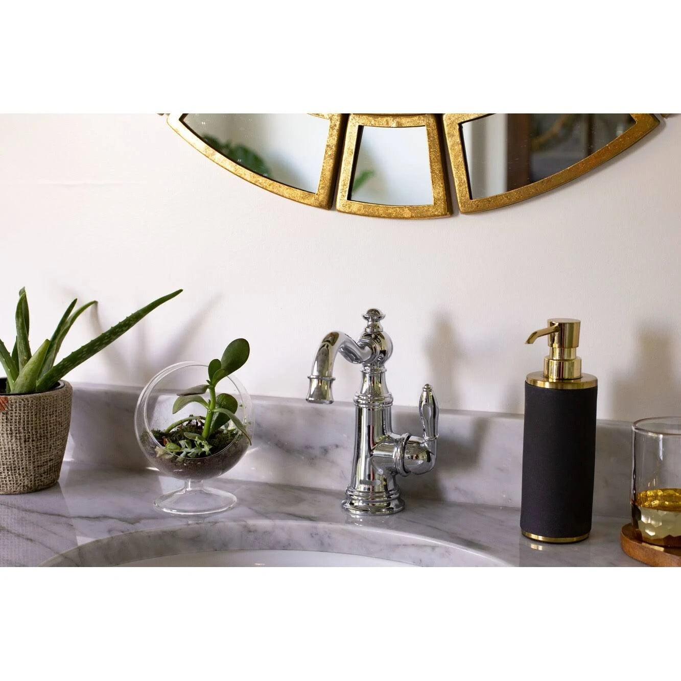 Moen S42107 Weymouth Single Handle Bathroom Faucet Matte Black Q6127
