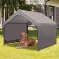 Summertrail Extra Large Dog House Outdoor Tent with Breathable Mesh Windows, Gray U95297