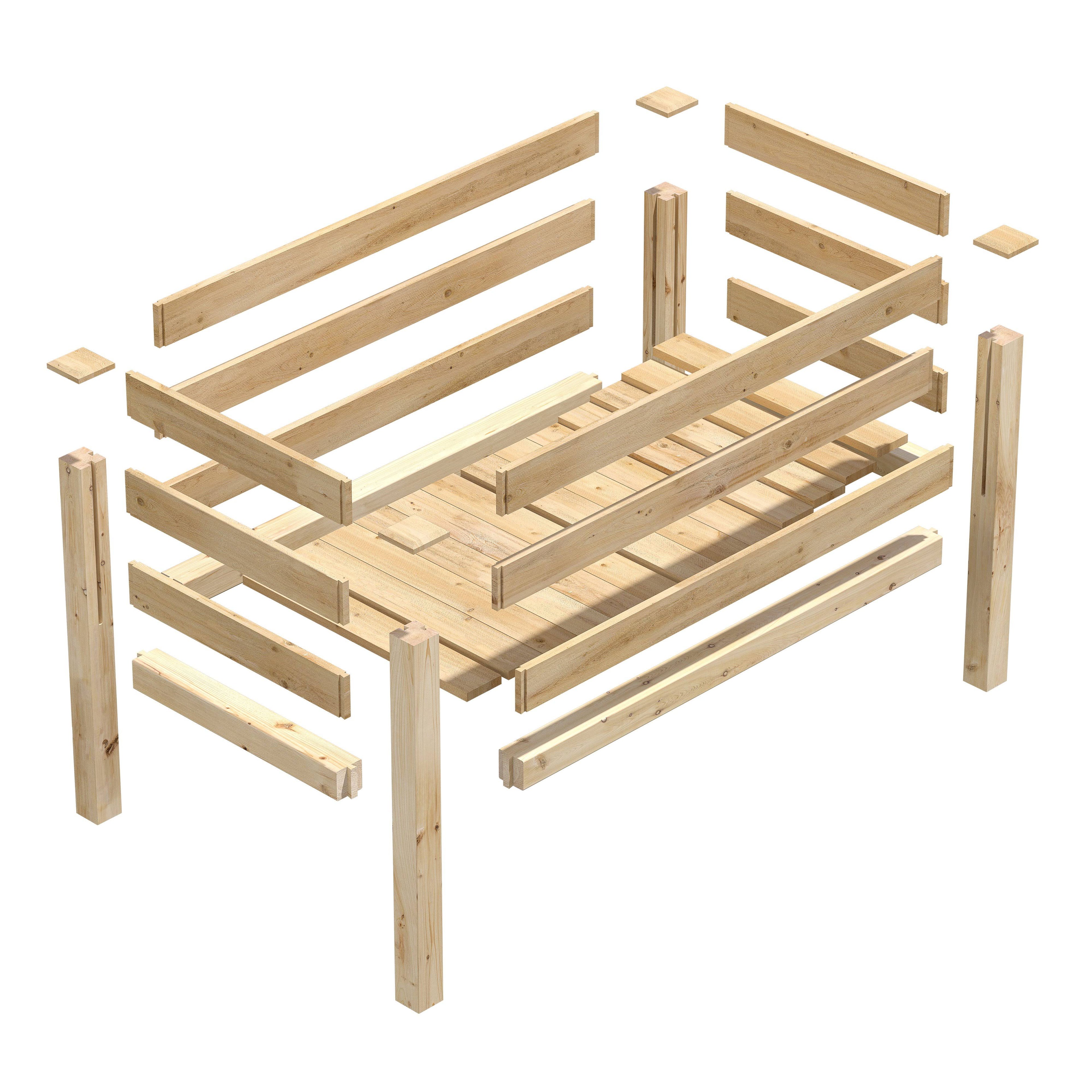 Greenes Fence Elevated Cedar Garden Bed R22645