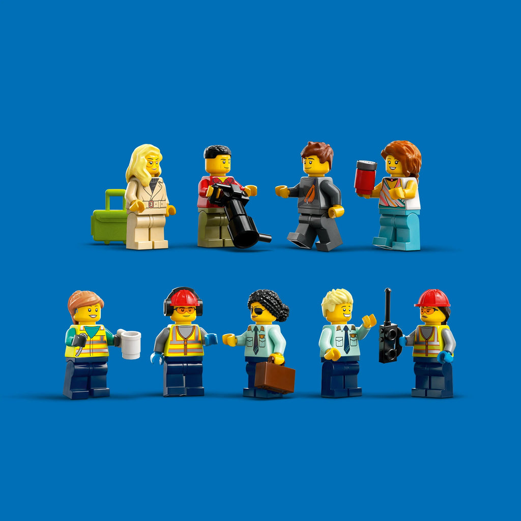 LEGO City Passenger Airplane 60367 Building Toy Set with 9 Minifigures O256977