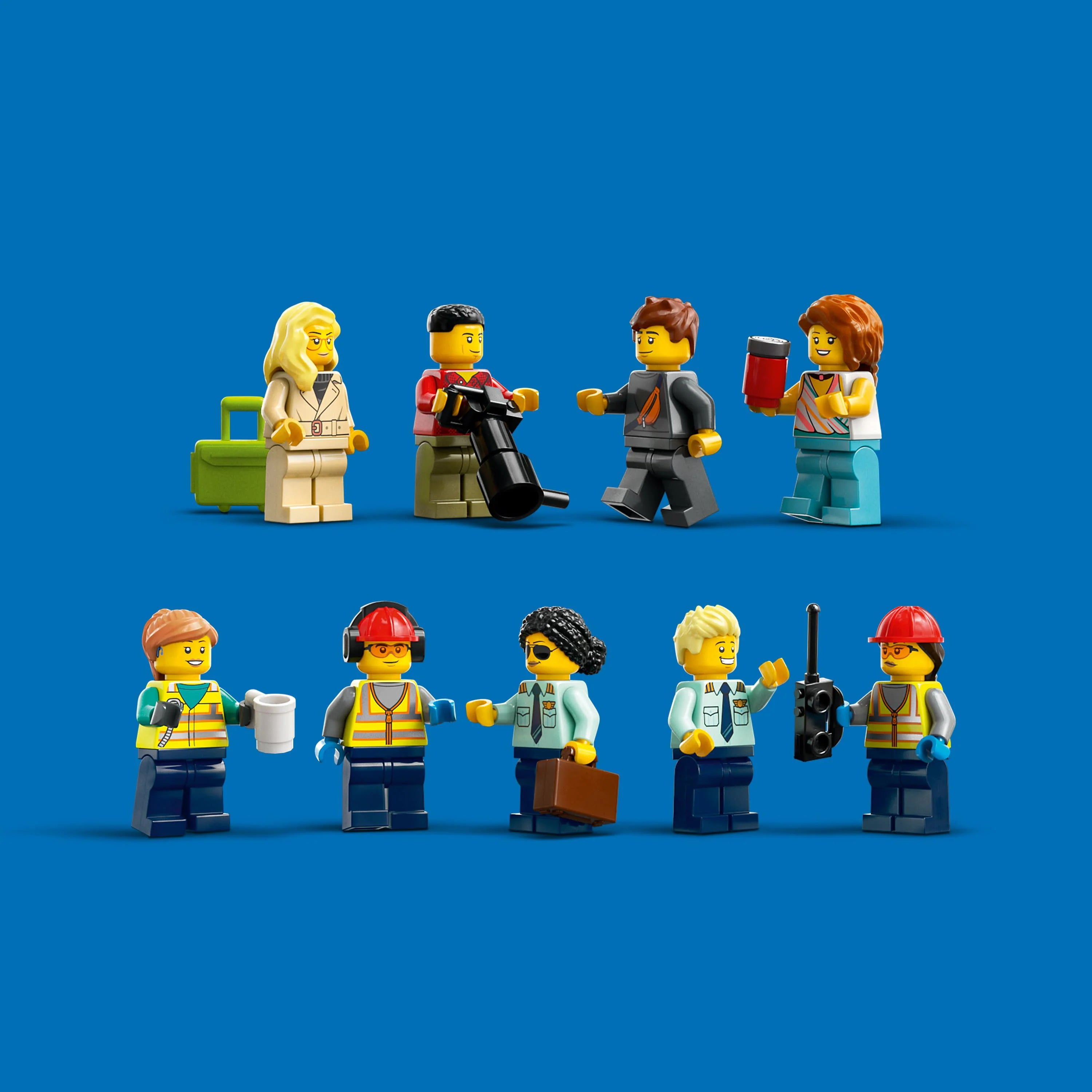 LEGO City Passenger Airplane 60367 Building Toy Set with 9 Minifigures O256977