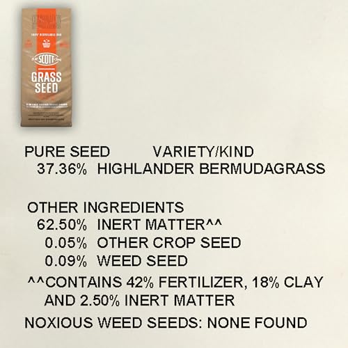 Scotts Tall Fescue Blend Grass Seed with Fertilizer and Soil Improver, 8 lbs A926