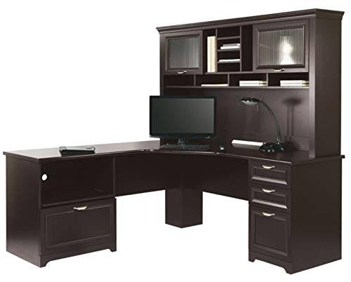 Realspace Magellan Performance L-Shaped Desk, Espresso B609