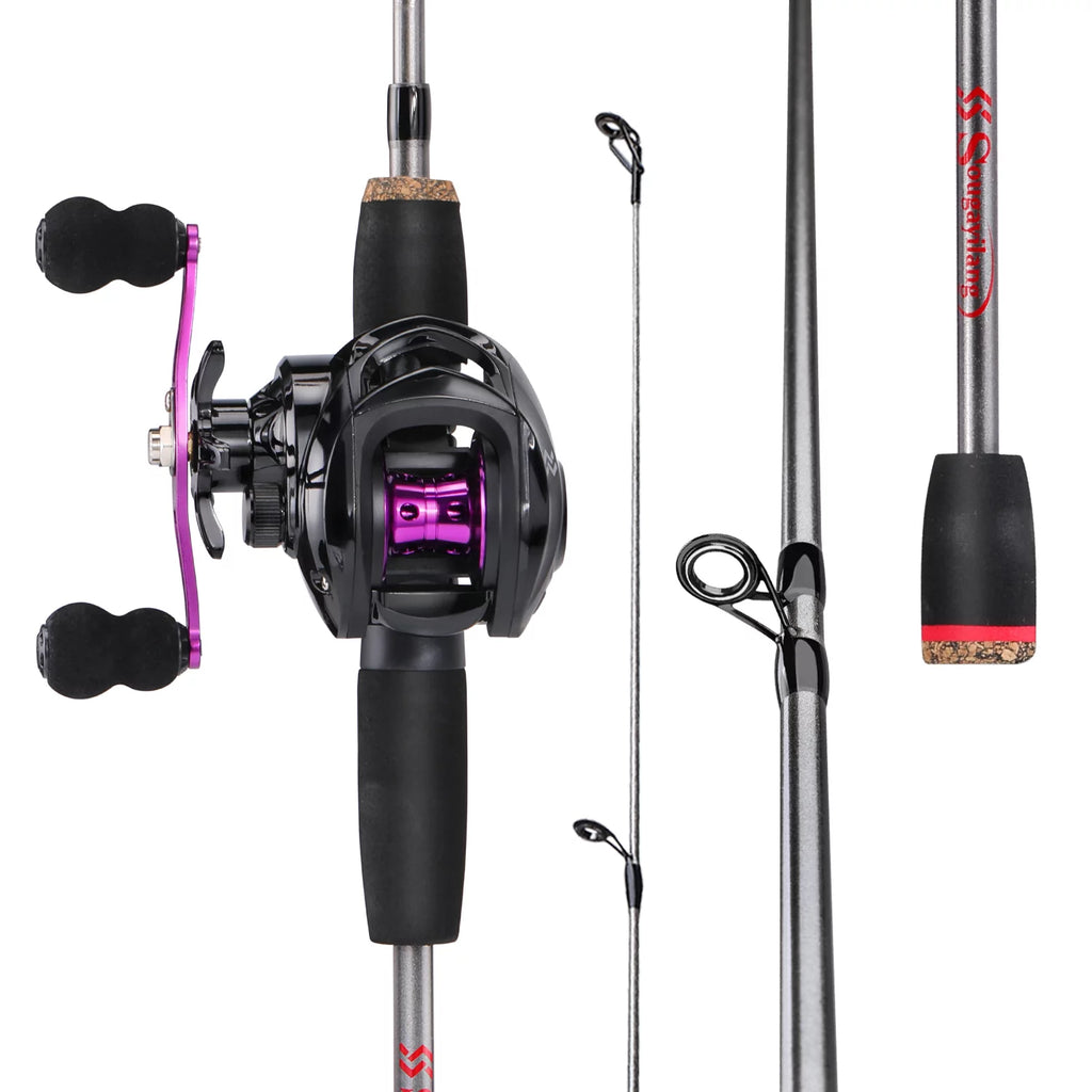 Sougayilang Casting Fishing Rod and Reel Combo W614415