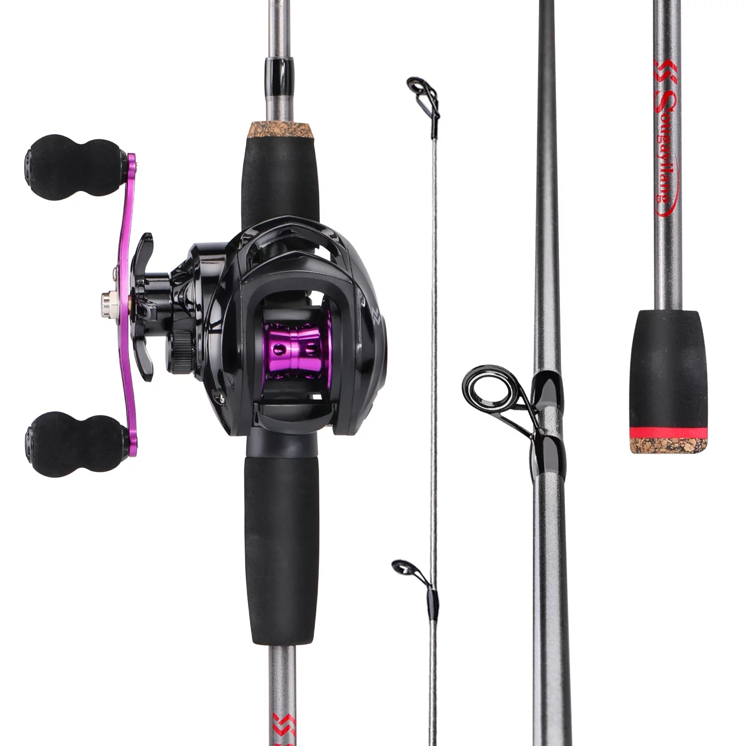 Sougayilang Casting Fishing Rod and Reel Combo W614415