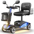 SACVON Upgrade 4 Wheel Mobility Scooter for Seniors, Foldable Powered Mobile Wheelchair for Adult 330lbs, Red
