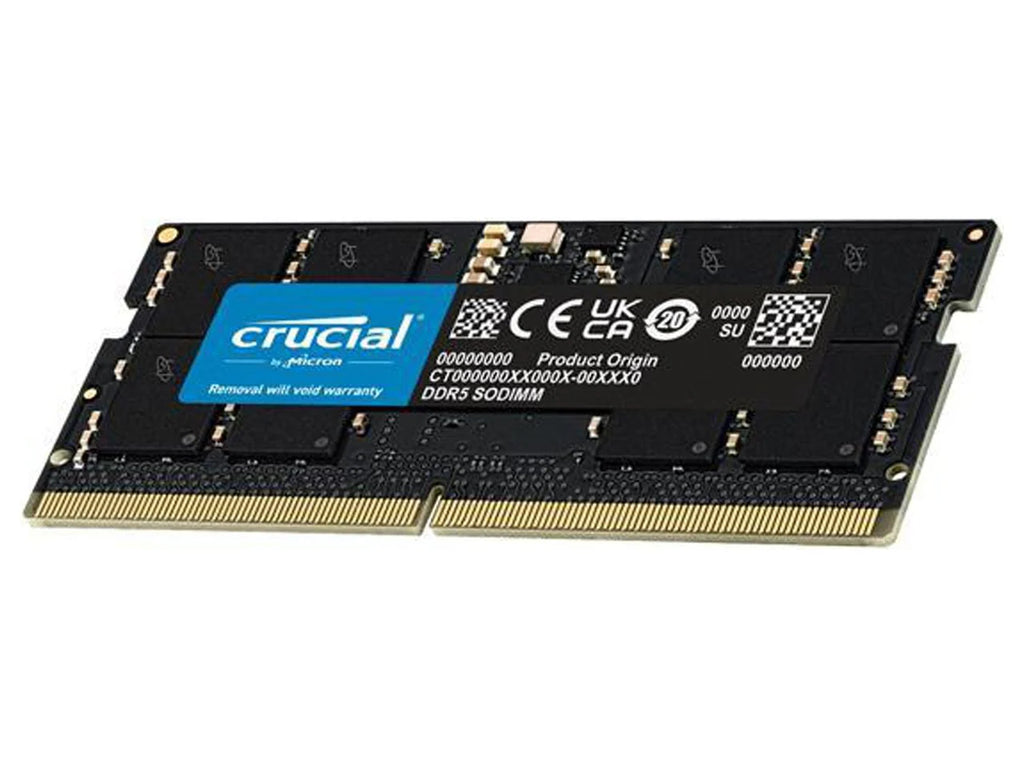 Crucial 64GB (2 x 32GB) DDR5-4800 SoDIMM Memory Kit for Notebook J247773