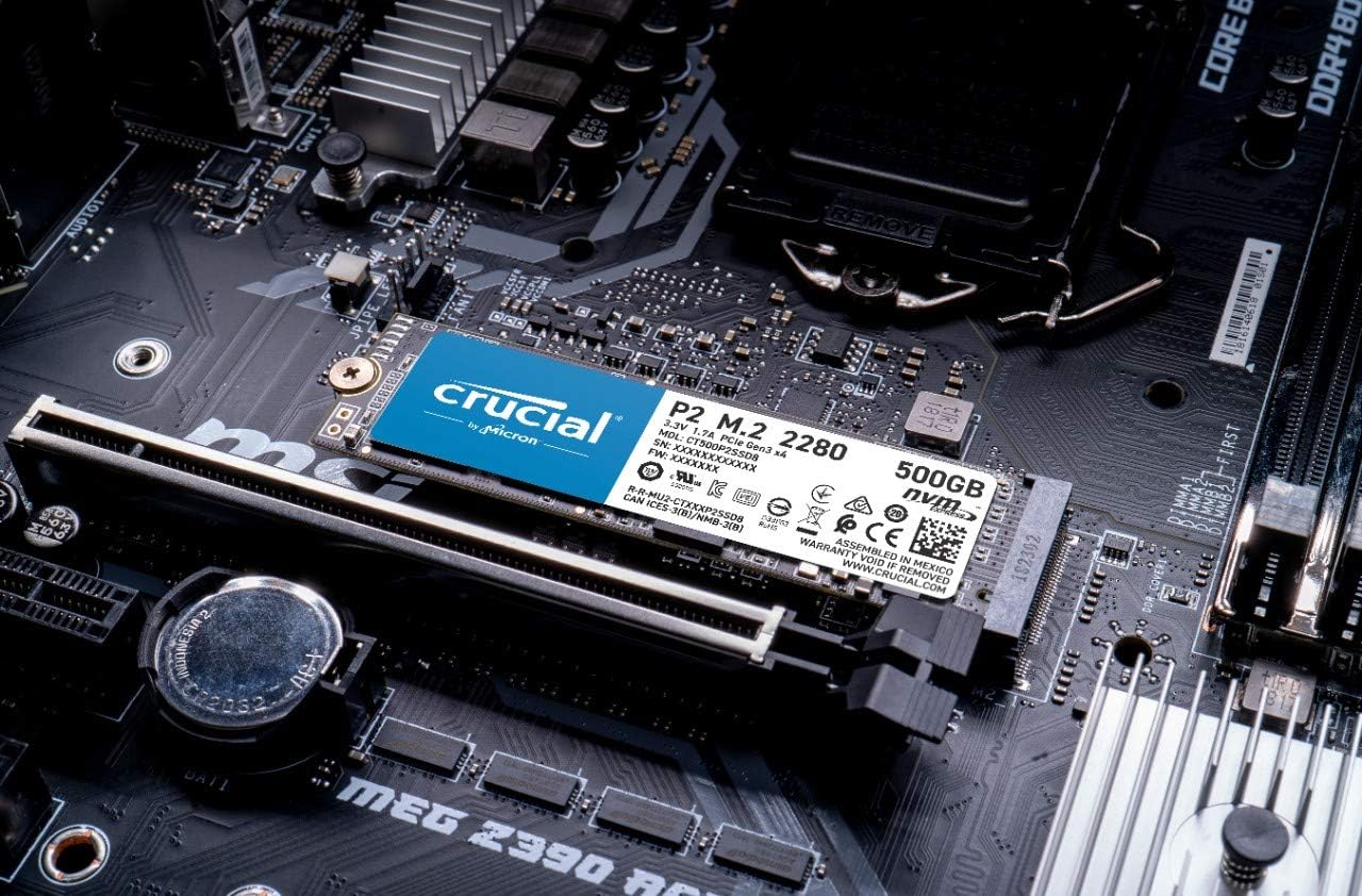 Crucial P2 2TB NVMe PCIe M.2 SSD H8738